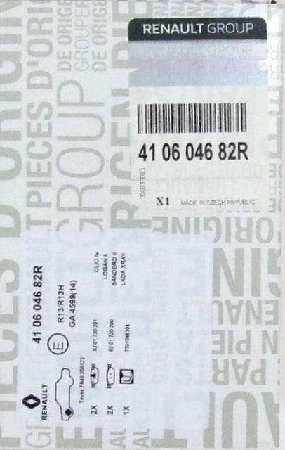 PLACUTE DE FRANA LOGAN 2 SANDERO 2 410604682R