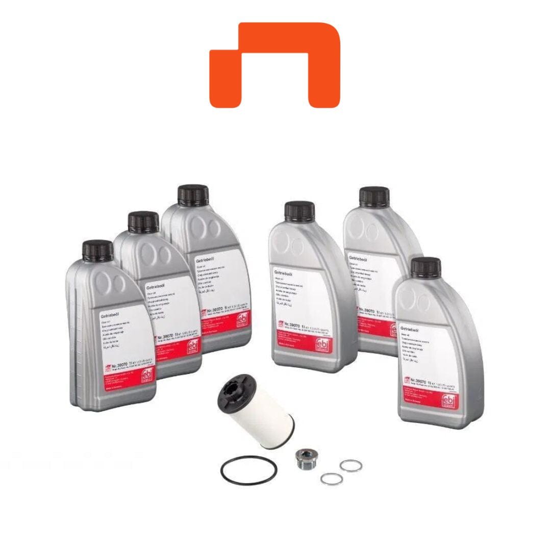 Pachet revizie cutie automata tip DSG FEBI 6 litri ulei + filtru ulei + garnituri + buson Vehicles & Parts Febi