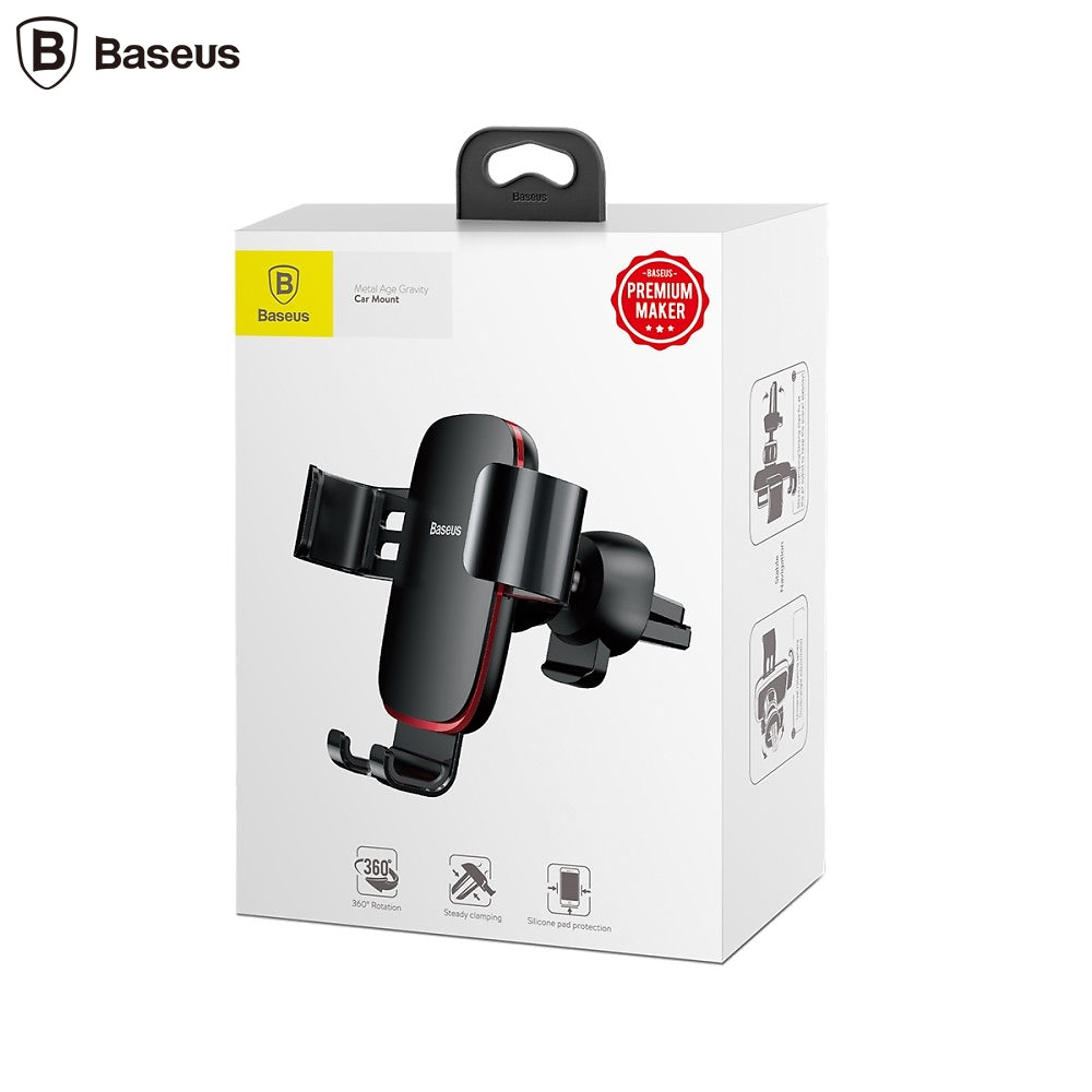 Suport auto Baseus Metal Age Vent Black