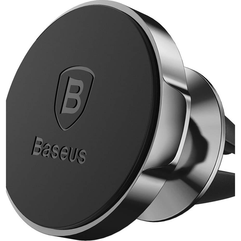 Suport Auto Baseus Magnetic Small Ears Air Vent Mount, Rotire 360 grade, negru