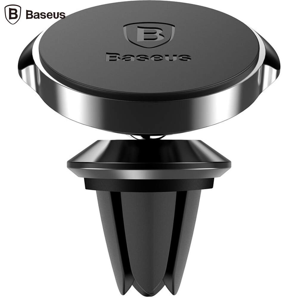 Suport Auto Baseus Magnetic Small Ears Air Vent Mount, Rotire 360 grade, negru