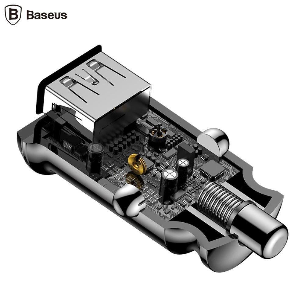 Incarcator auto - BASEUS 2 x 3.1A Negru