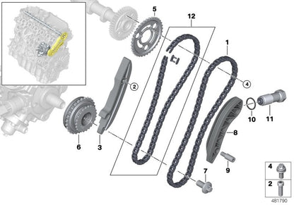 KIT DISTRIBUTIE BMW // 11318570649