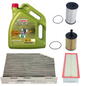 PACHET REVIZIE ULEI + FILTRE 1.9 TDI FILTRE  MAXGEAR + ULEI CASTROL